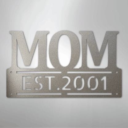 Mother's Day Sign | Personalized Steel Wall Art | Made in USA
