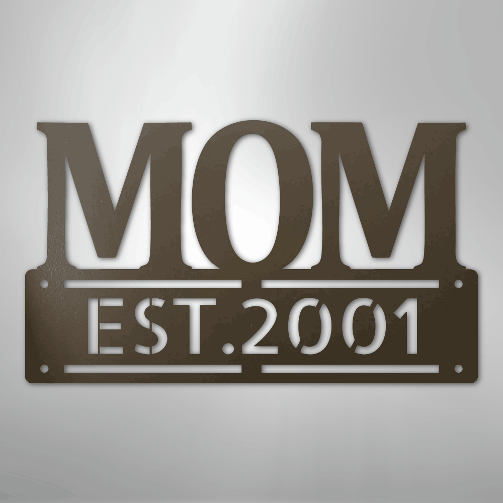 Mother's Day Sign | Personalized Steel Wall Art | Made in USA