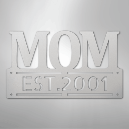 Mother's Day Sign | Personalized Steel Wall Art | Made in USA