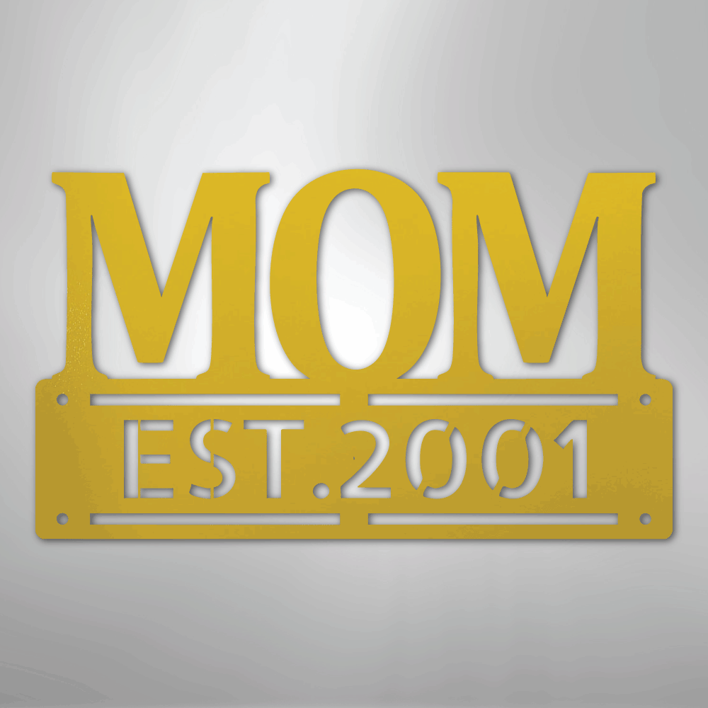 Mother's Day Sign | Personalized Steel Wall Art | Made in USA