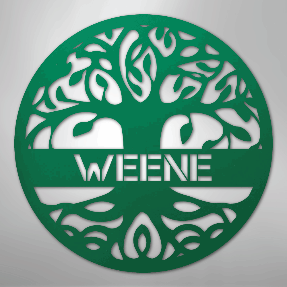 Tree of Life Sign | Personalized Steel Wall Art | Made in USA