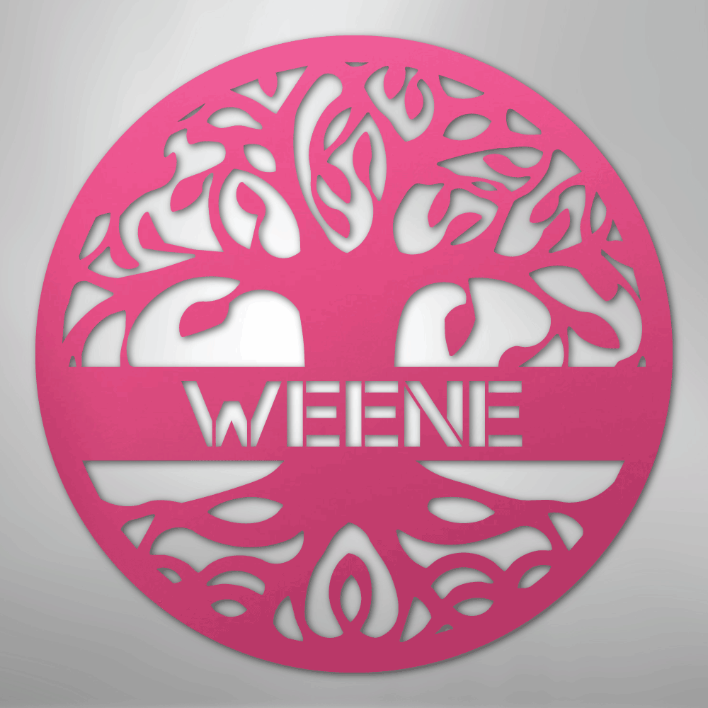 Tree of Life Sign | Personalized Steel Wall Art | Made in USA