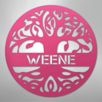 Tree of Life Sign | Personalized Steel Wall Art | Made in USA