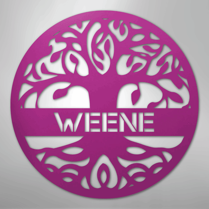 Tree of Life Sign | Personalized Steel Wall Art | Made in USA