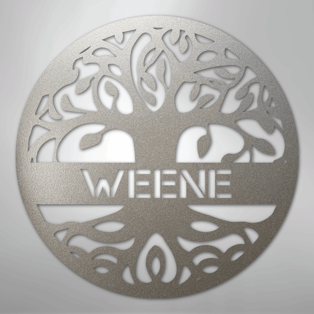 Tree of Life Sign | Personalized Steel Wall Art | Made in USA