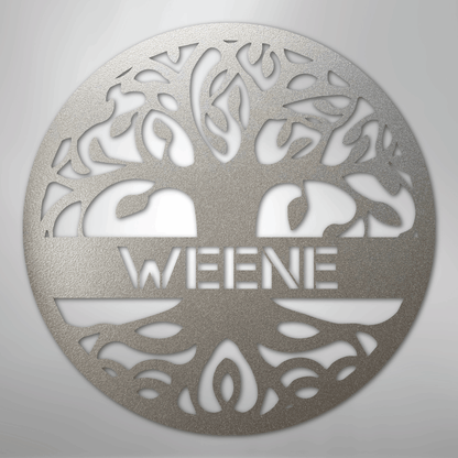 Tree of Life Sign | Personalized Steel Wall Art | Made in USA