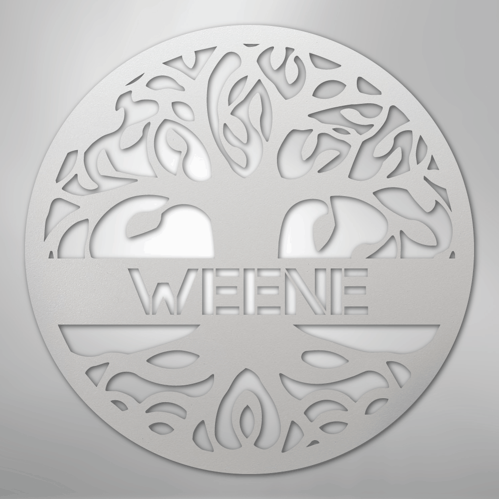 Tree of Life Sign | Personalized Steel Wall Art | Made in USA