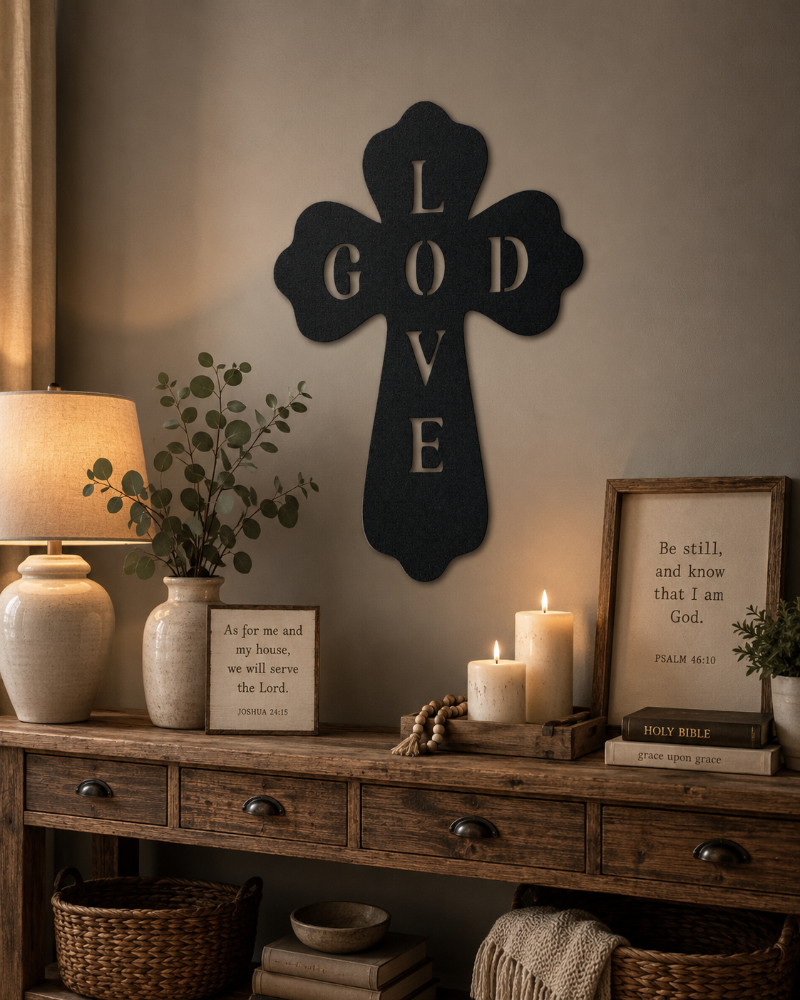 God Love Sign | Custom Steel Wall Art | Made in USA