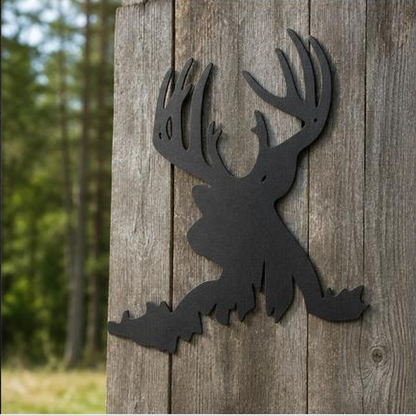 Deer Head Sign | Custom Steel Wall Art | Made in USA