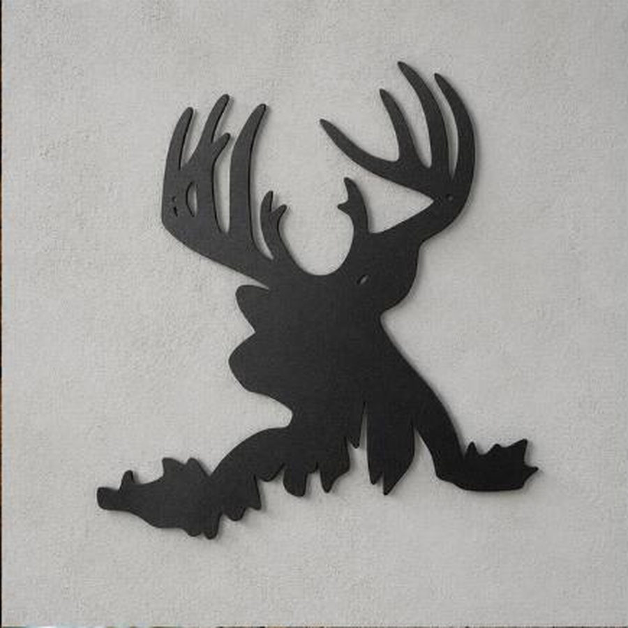 Deer Head Sign | Custom Steel Wall Art | Made in USA